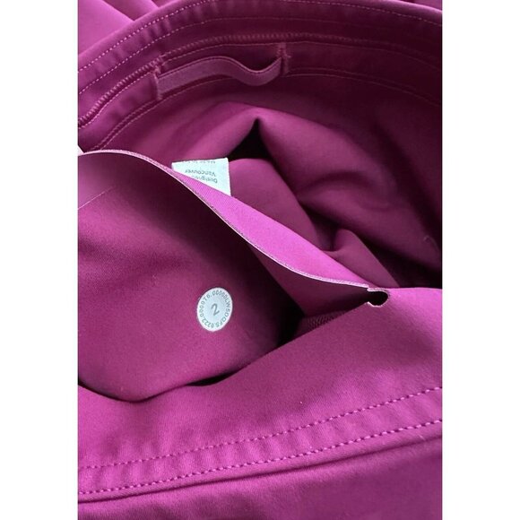Lululemon Base Pace High-Rise Magenta Size 2 EUC Runner Workout Gym Athletic - Picture 4 of 8